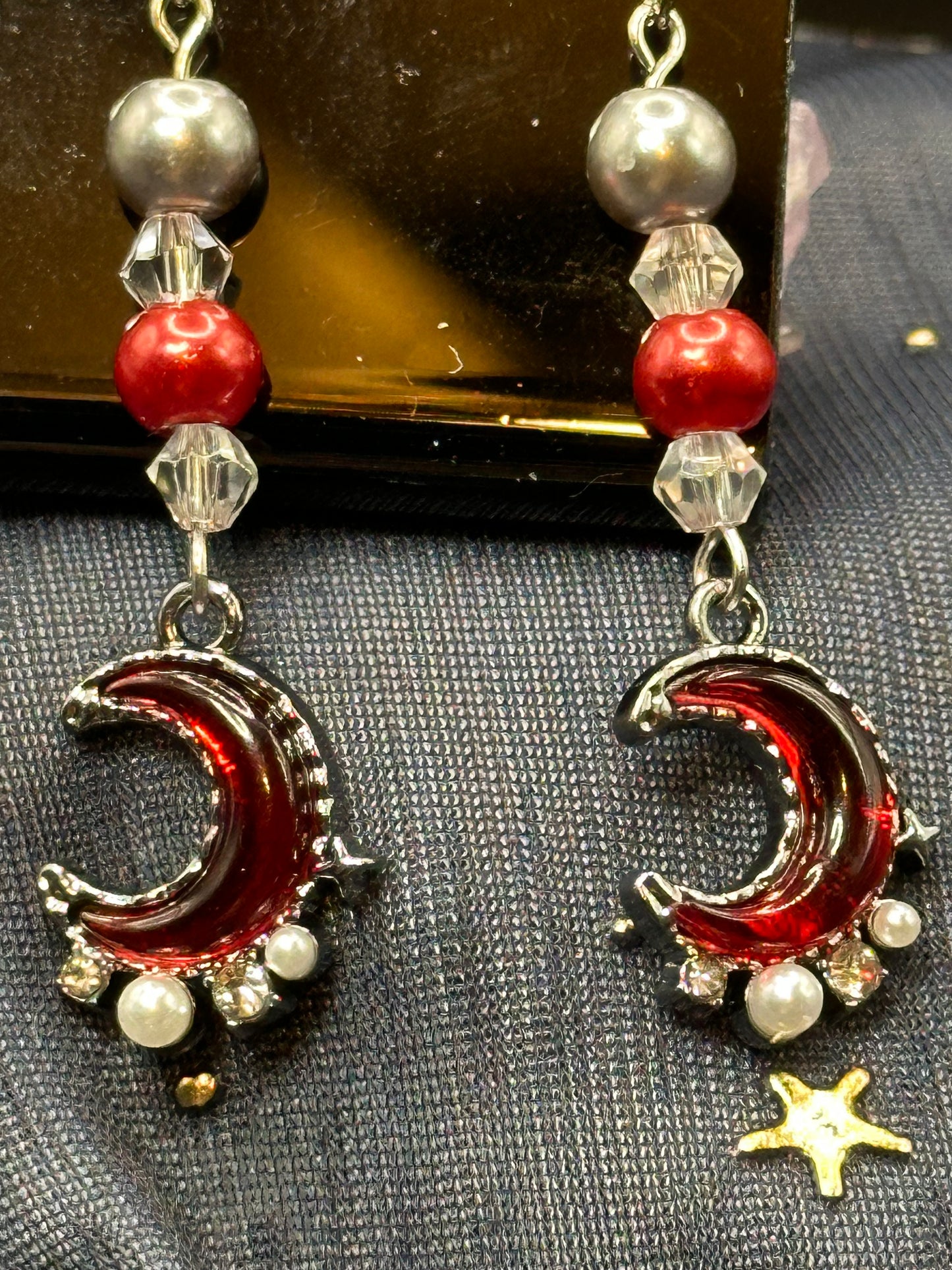 Blood Moon Earrings Pt2