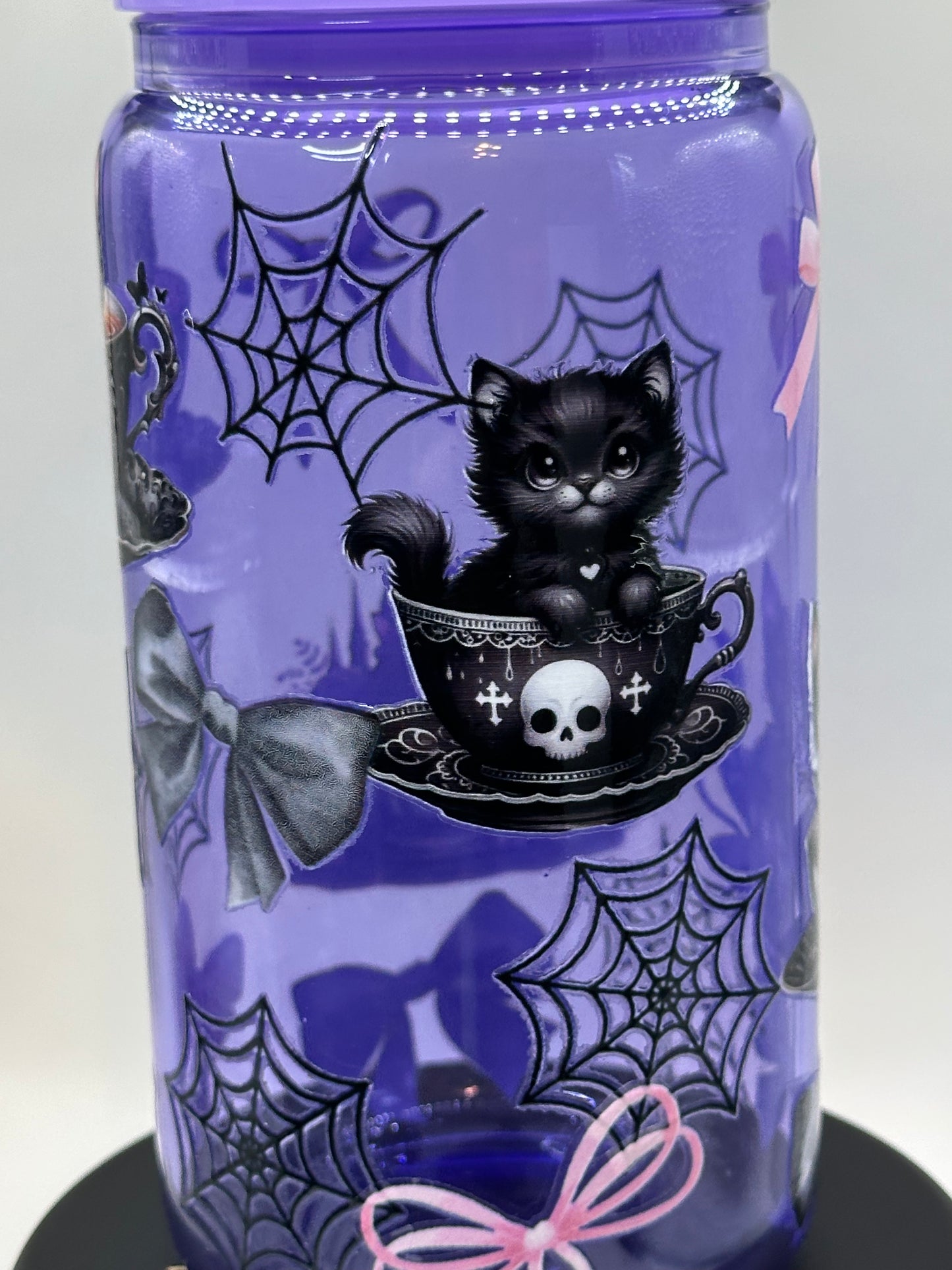 Halloween Kitties in Tea Cups