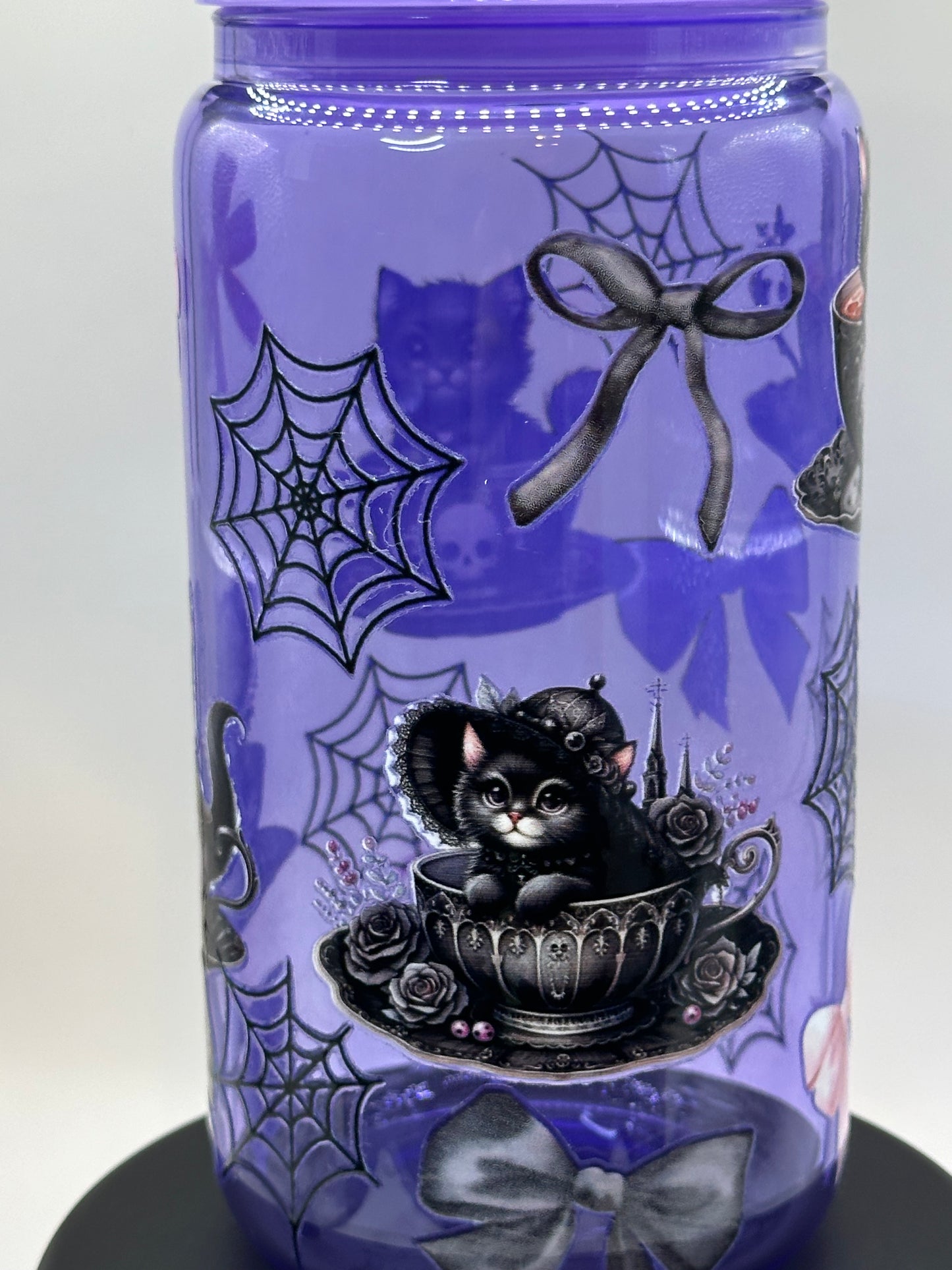 Halloween Kitties in Tea Cups