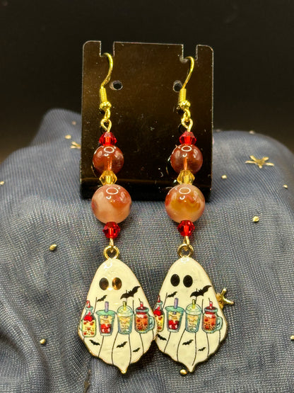 Drink-licous Ghost Earrings Pt2