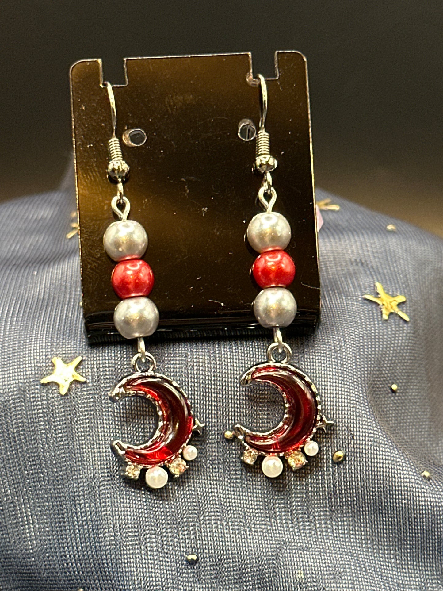 Blood Moon Earrings