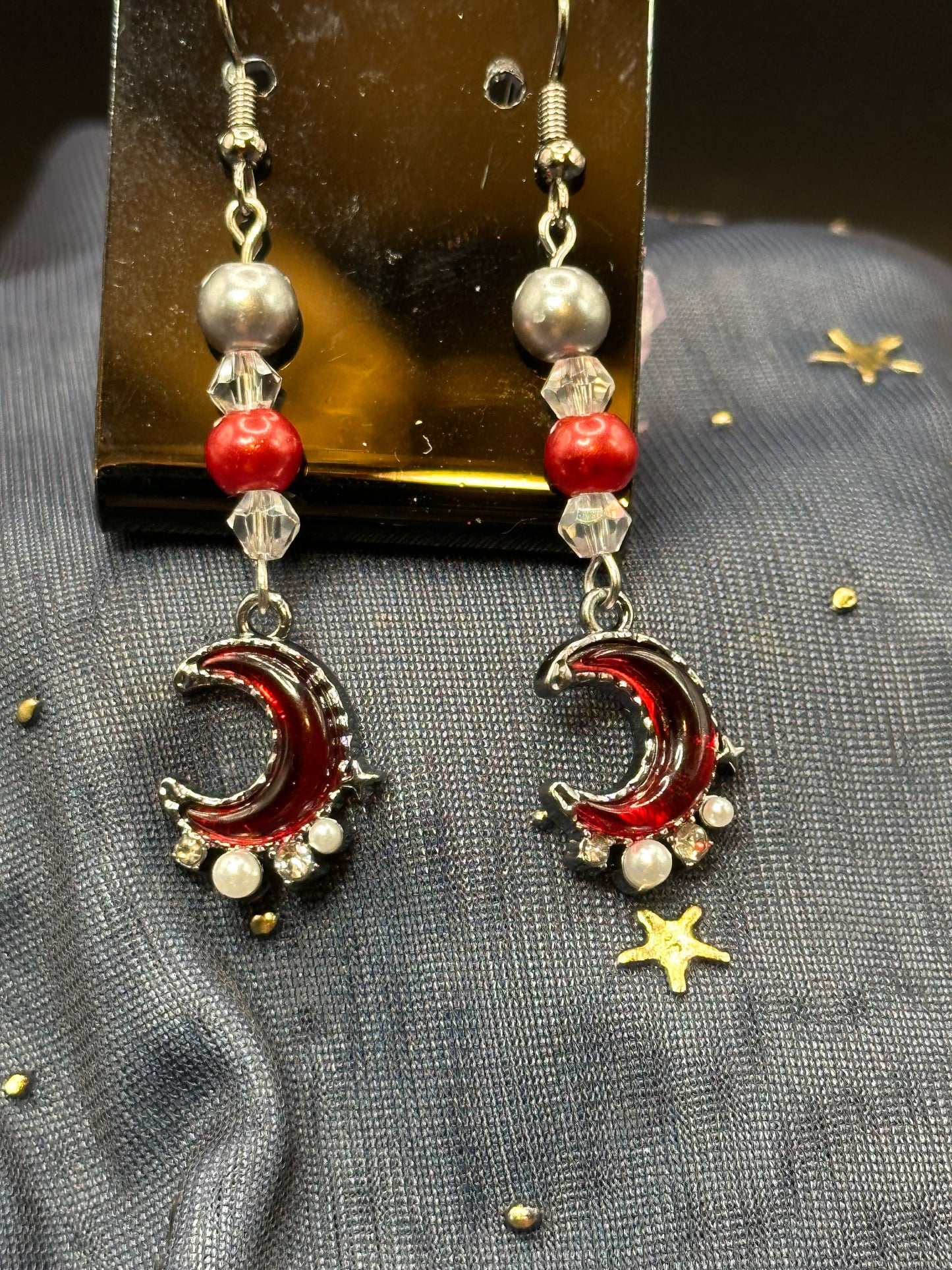 Blood Moon Earrings Pt2