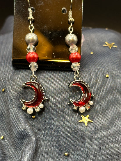 Blood Moon Earrings Pt2