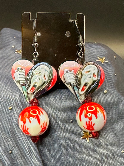 Scream Killer Earrings