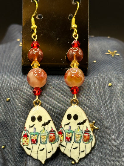 Drink-licous Ghost Earrings Pt2