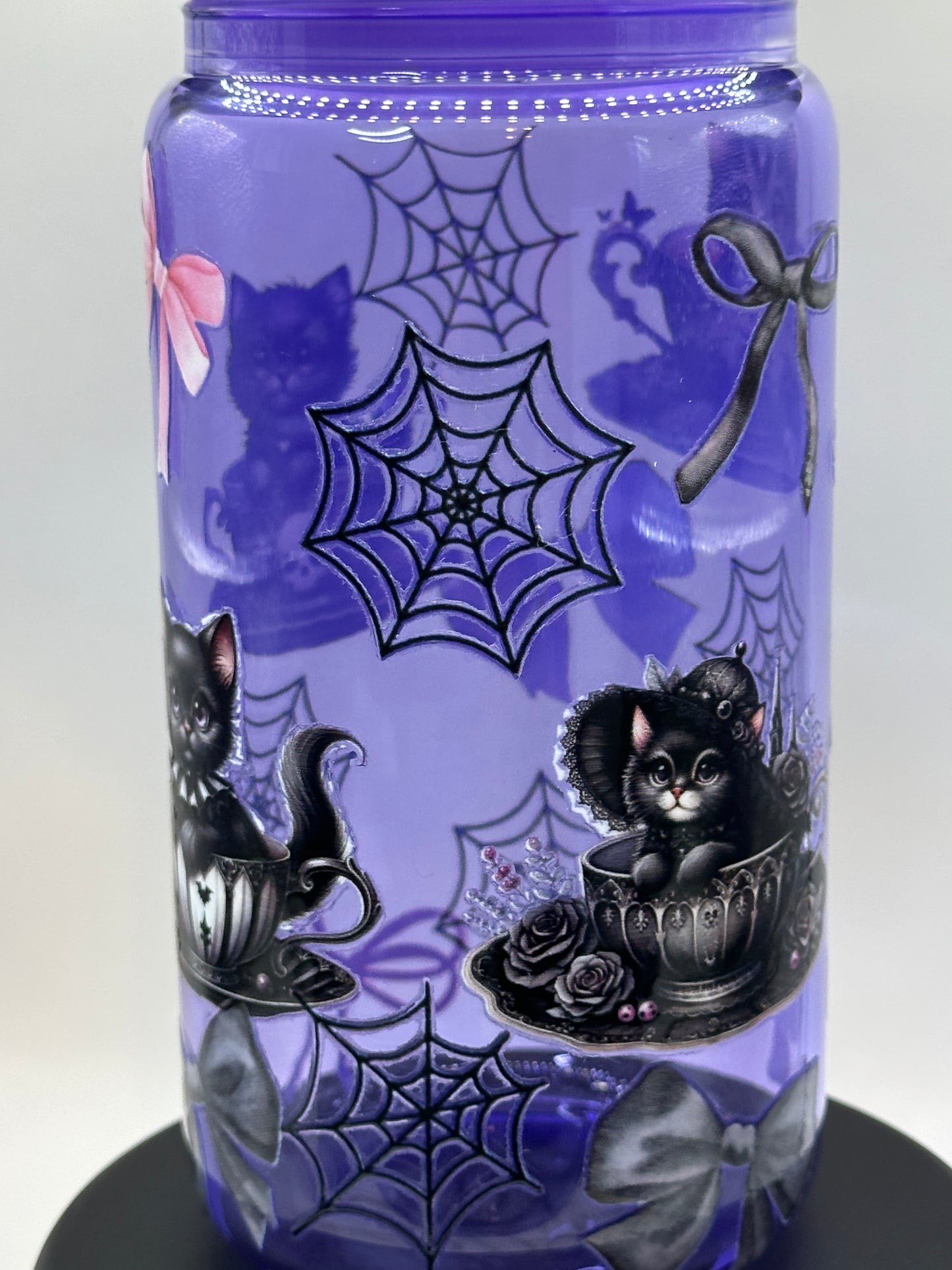 Halloween Kitties in Tea Cups