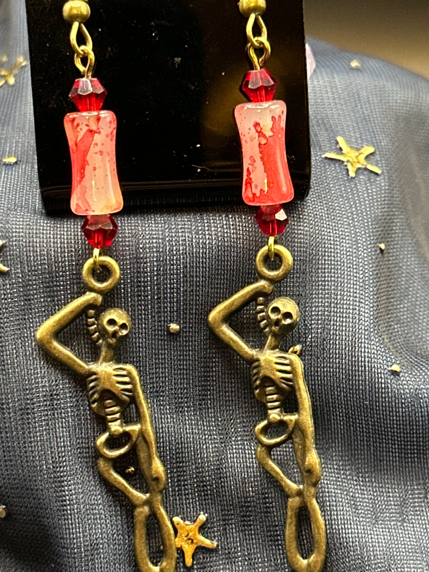 Hanged Man Skelly Earrings