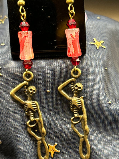 Hanged Man Skelly Earrings