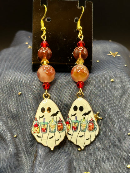 Drink-licous Ghost Earrings Pt2