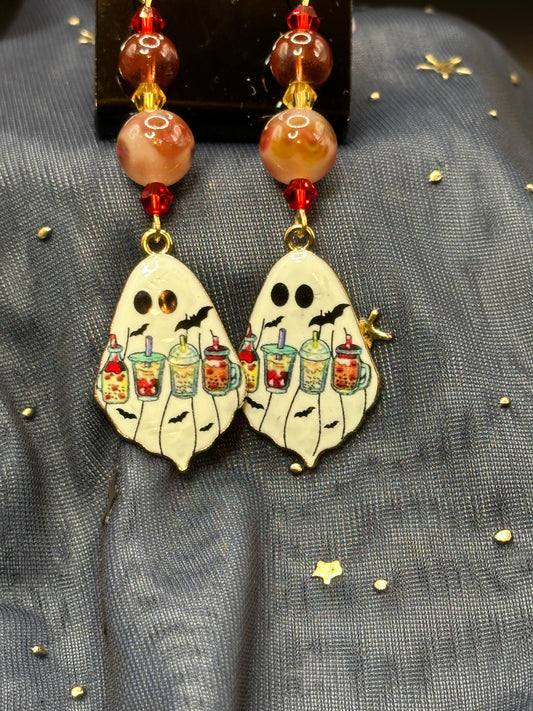Drink-licous Ghost Earrings Pt2
