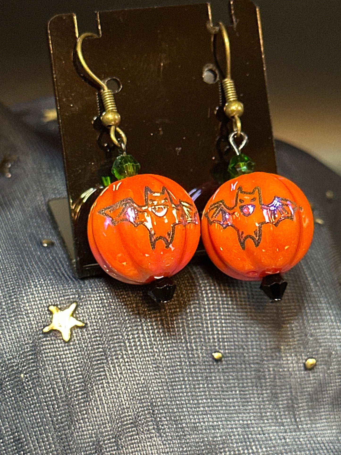 Bat-O-Lantern Earrings