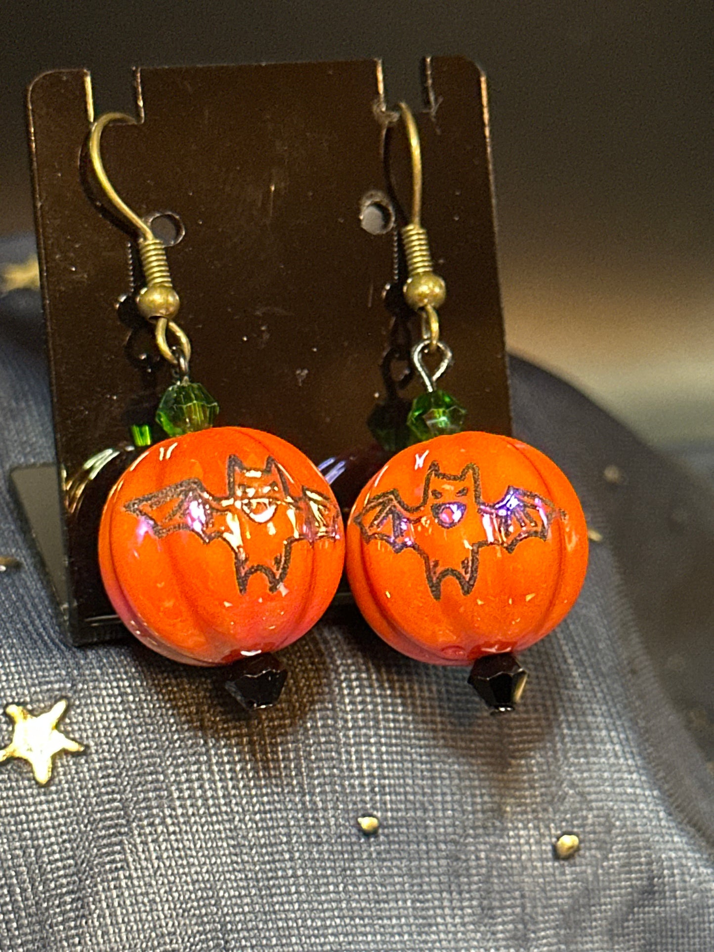 Bat-O-Lantern Earrings