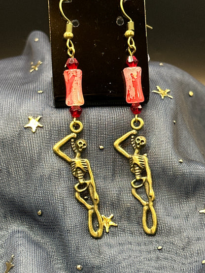 Hanged Man Skelly Earrings