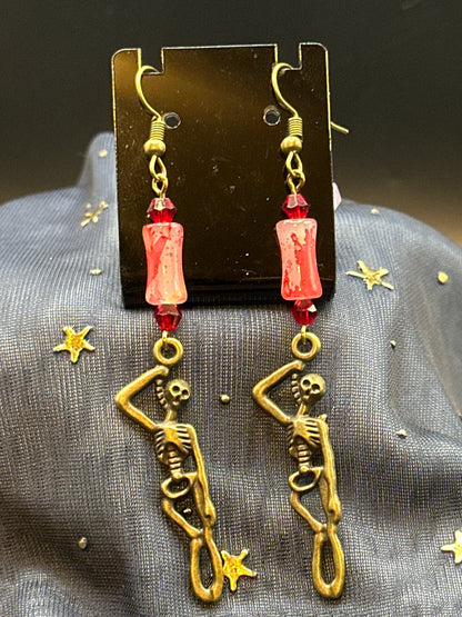 Hanged Man Skelly Earrings