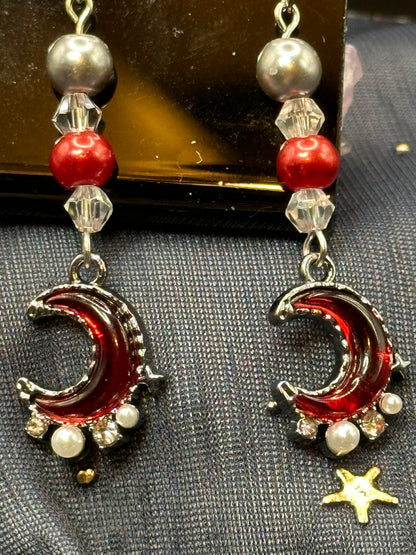 Blood Moon Earrings Pt2