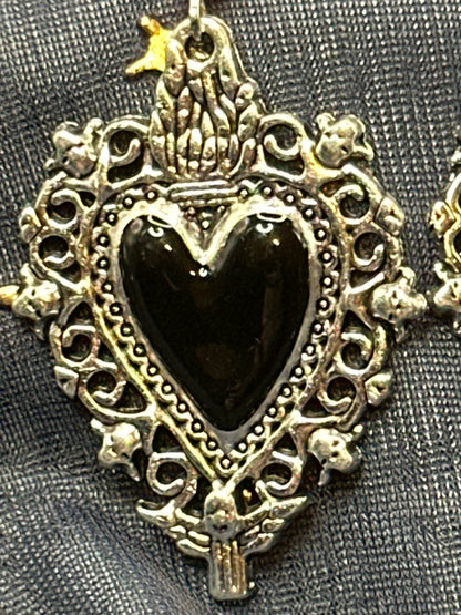 Gothic Heart Earrings