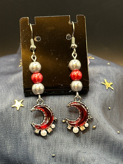 Blood Moon Earrings