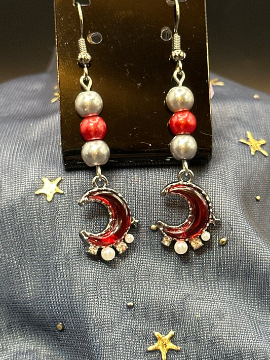 Blood Moon Earrings
