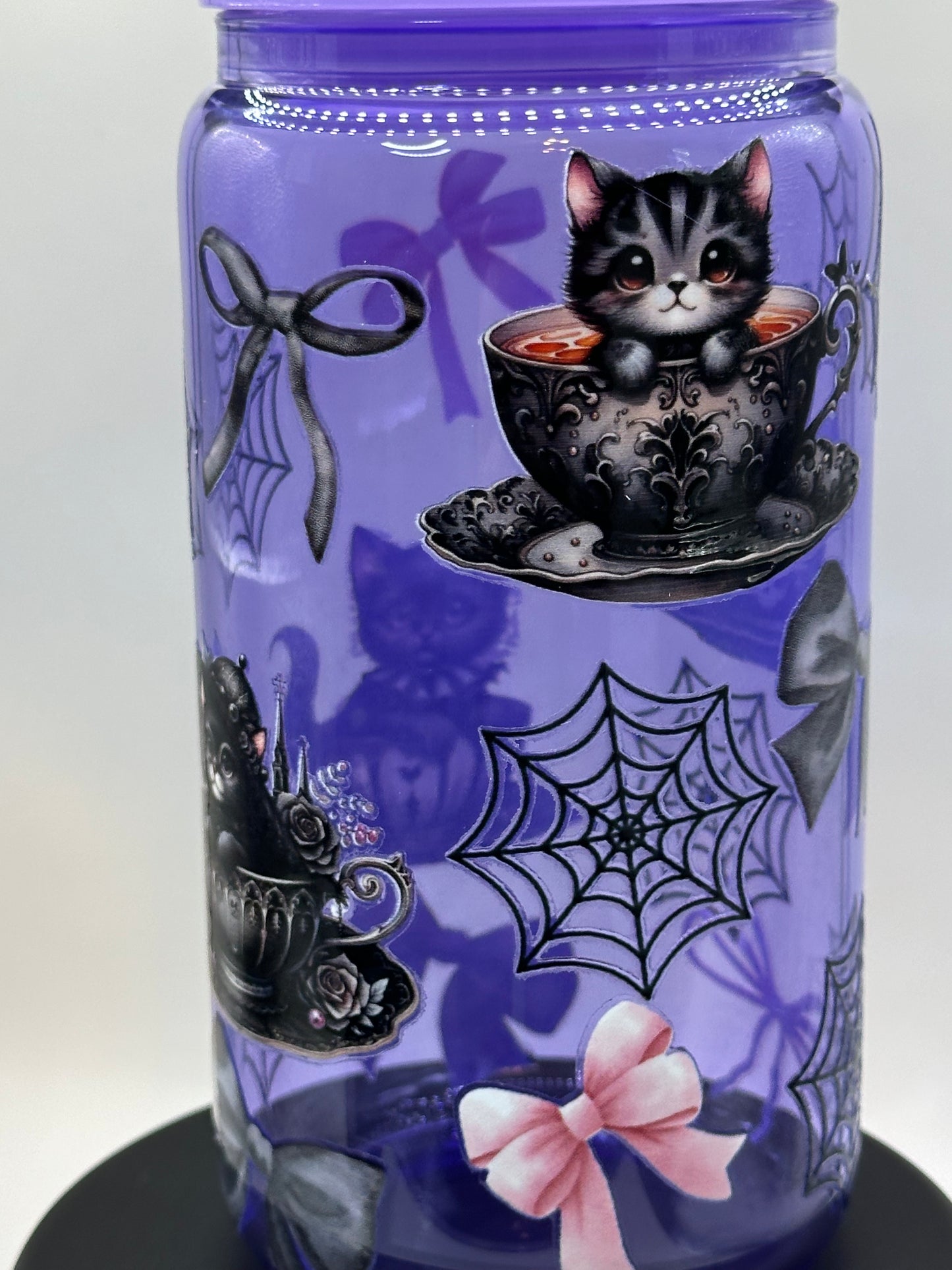 Halloween Kitties in Tea Cups