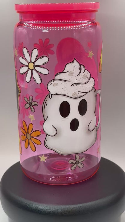 Mug Ghost With Pumpkins